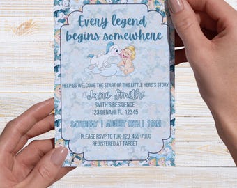 Baby Hercules Baby Shower Invitation