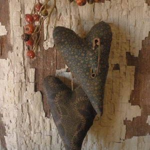 Primitive Calico Hearts Pinkeeps Digital PATTERN