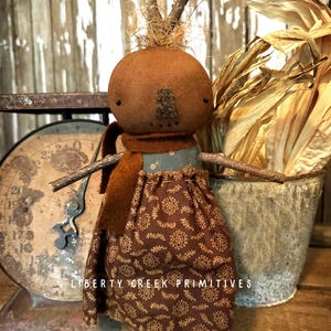 NEU! Primitive Kürbis-Fall-Puppe Willow Digitales MUSTER