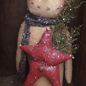 Primitive &quot;Starry Snowman&quot; Epattern Digital Download Pattern Liberty Creek