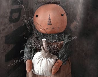 Primitive Pumpkin Doll Pattern Hilda