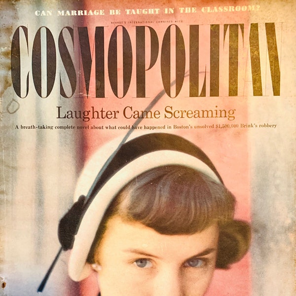 Cosmopolitan Magazine, Vintage Magazines, Vintage Advertising, Ceil Chapman, Fashion Magazine Vintage, 1950s Magazine, November 1951