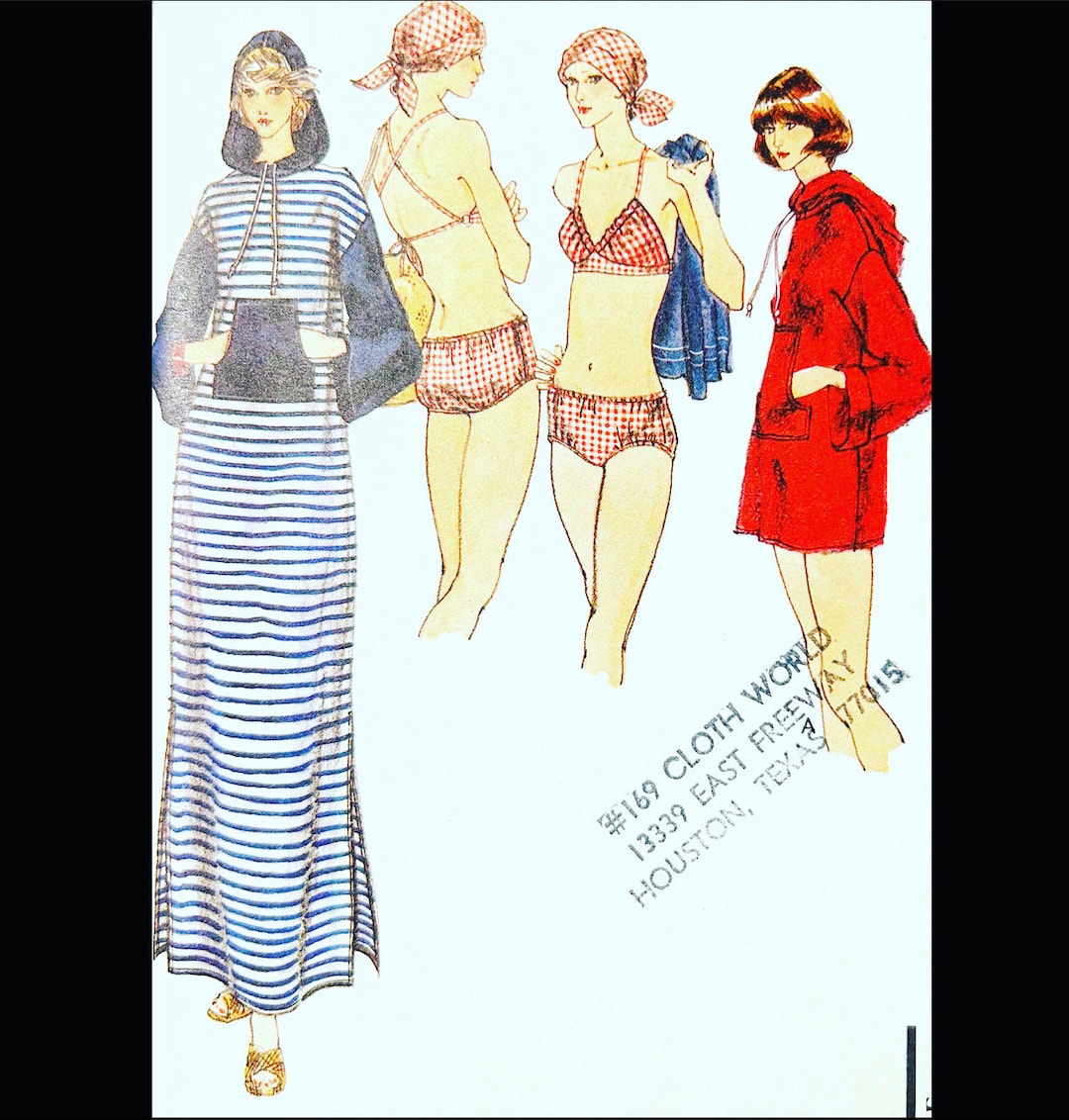 Vogue 9491 B30, Swimsuit Sewing Patterns, Two Piece Swimsuit Pattern