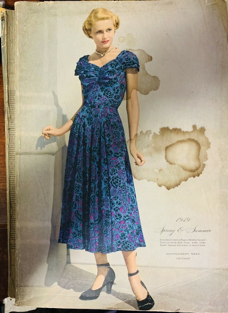 Montgomery Ward Catalog Fashion Catalog Department Store Etsy