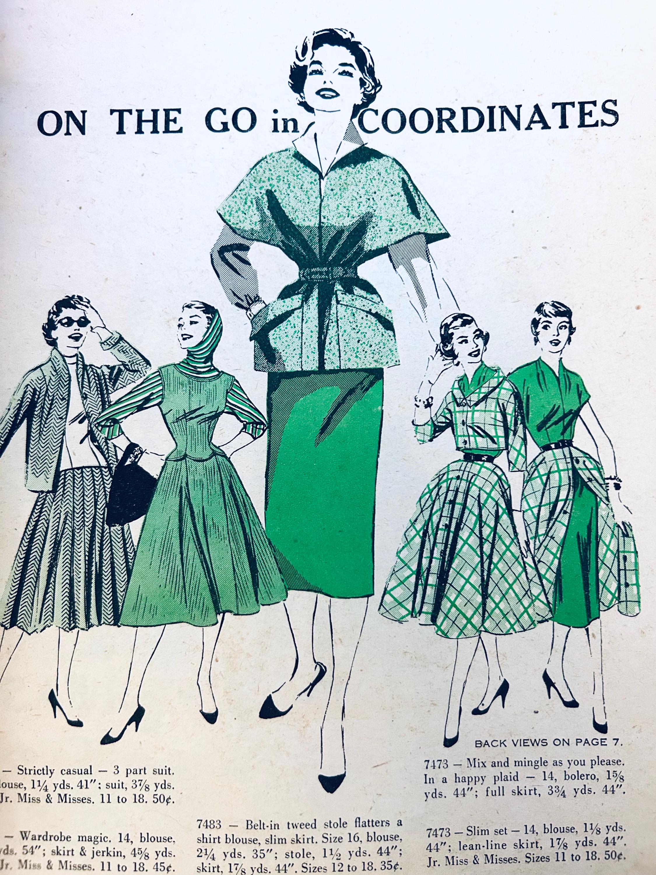 Sewing Pattern Catalog, Vintage Magazines, 50s Fashion Magazine