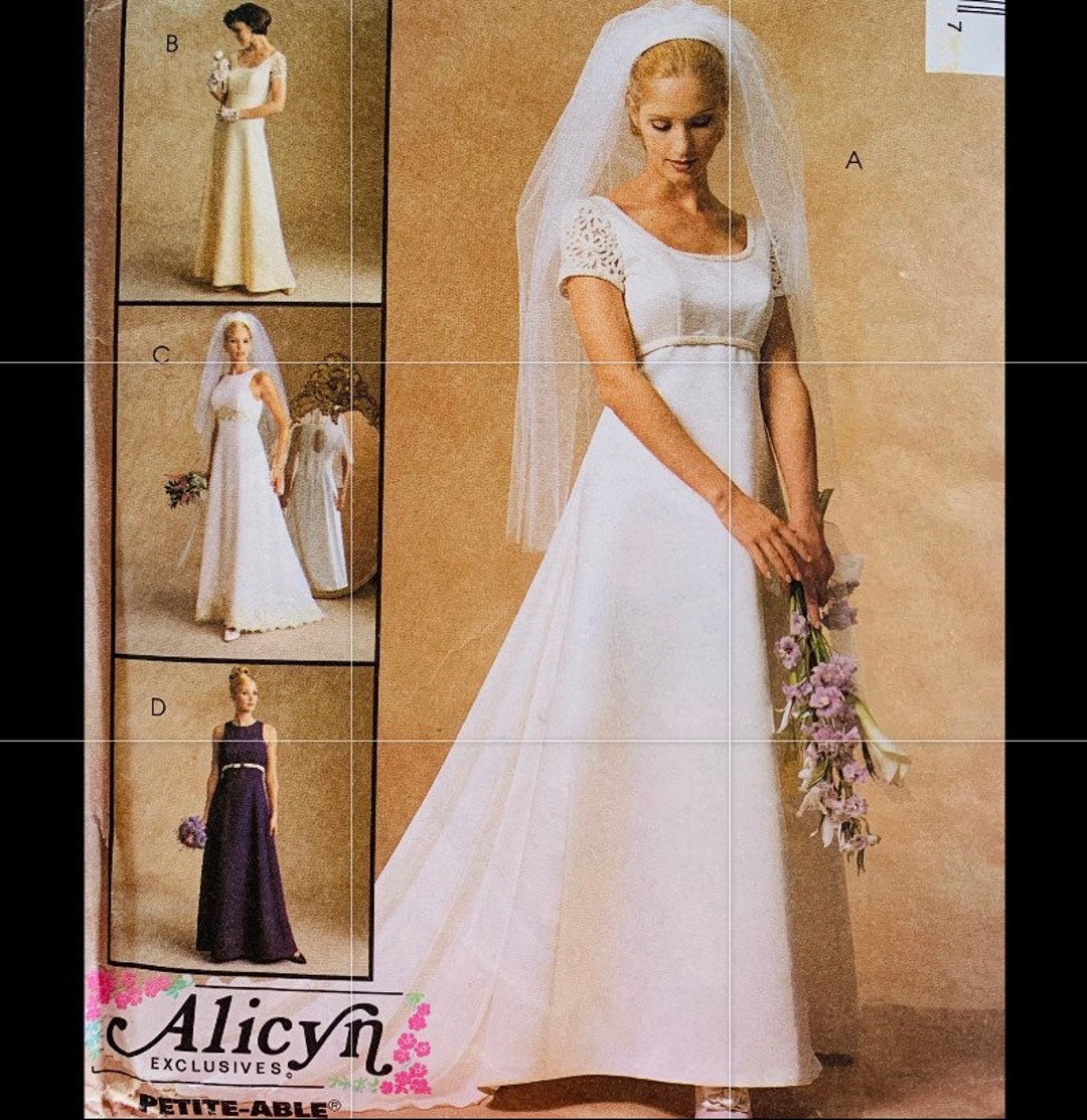 Mccalls 8635 14 16 18, Wedding Dress Patterns for Sewing, Wedding Gown ...