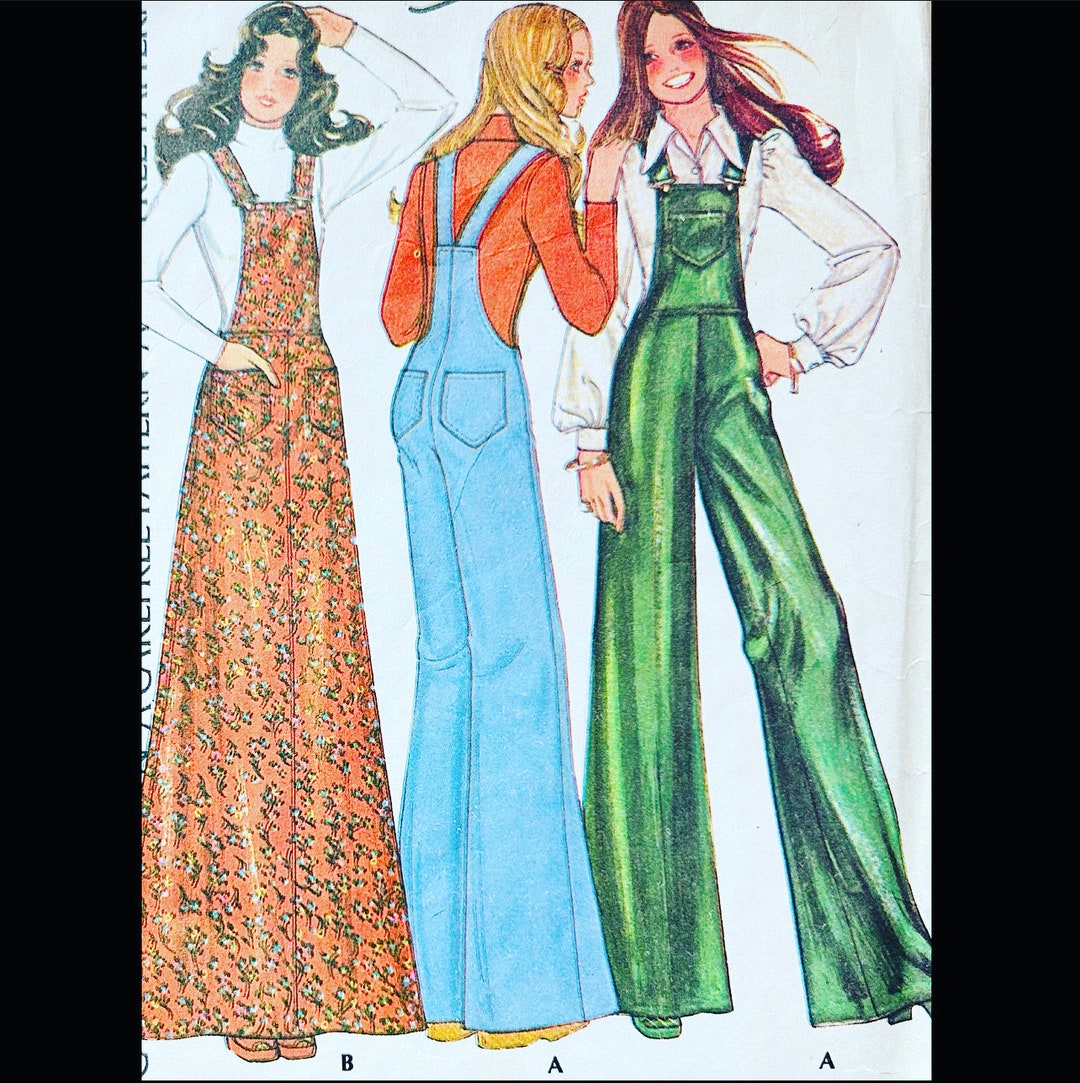 Mccalls 3835 B33 Bib Overalls Pattern Women Vintage Overall Etsy