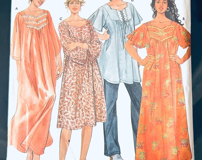 Simplicity 5509 2XL, Plus Size, House Dress Pattern, Maxi Dress ...