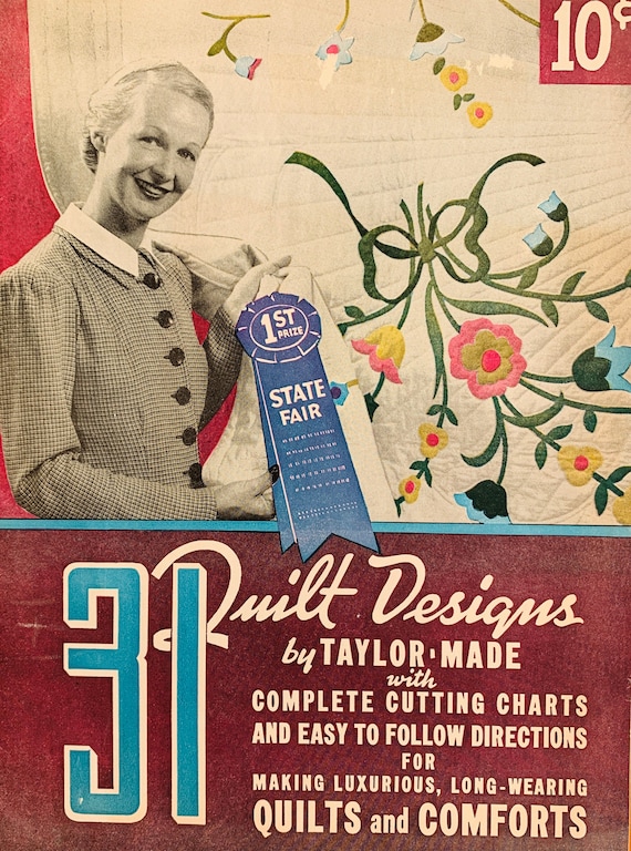 Vintage Quilting Patterns, Colonial Quilt Pattern, Quilting Patterns PDF, Downloadable Quilt Patterns, Patterns Quilting, Quilting Books