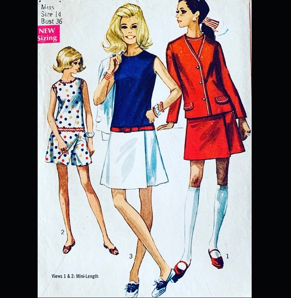 Simplicity 8098 B36, Drop Waist Dress Pattern, Culotte Dress Pattern,  Pantdress Sewing Pattern, Sleeveless Dress Pattern, Summer Dresses