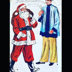 Chinese Jacket Sewing Pattern, Santa Costume Pattern, Asian Jacket Pattern, Ethnic Pattern, Santa Claus Costume, DIY Costume, McCalls 1890 L