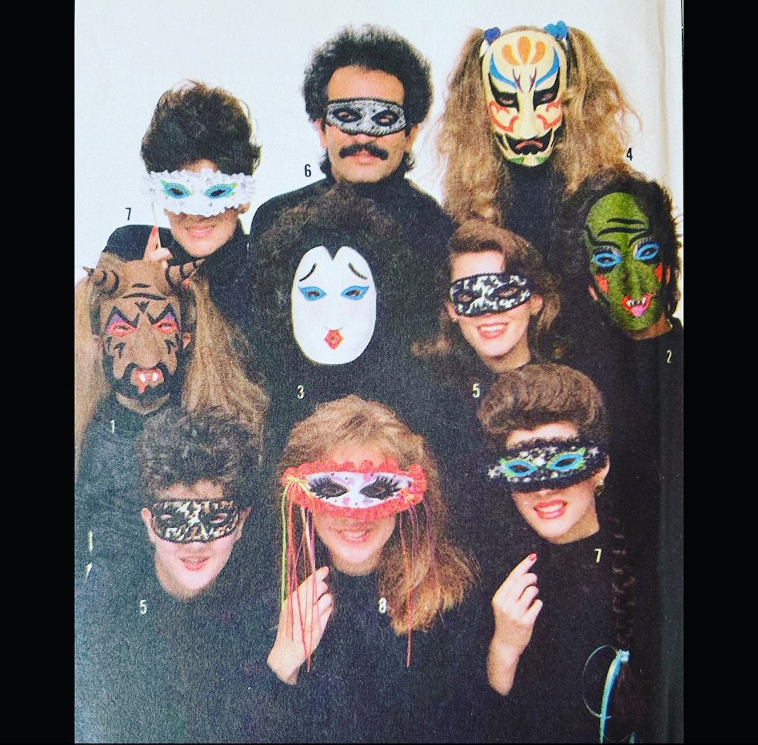Simplicity 8289, Scary Mask Pattern, Halloween Costume Sewing Patterns ...