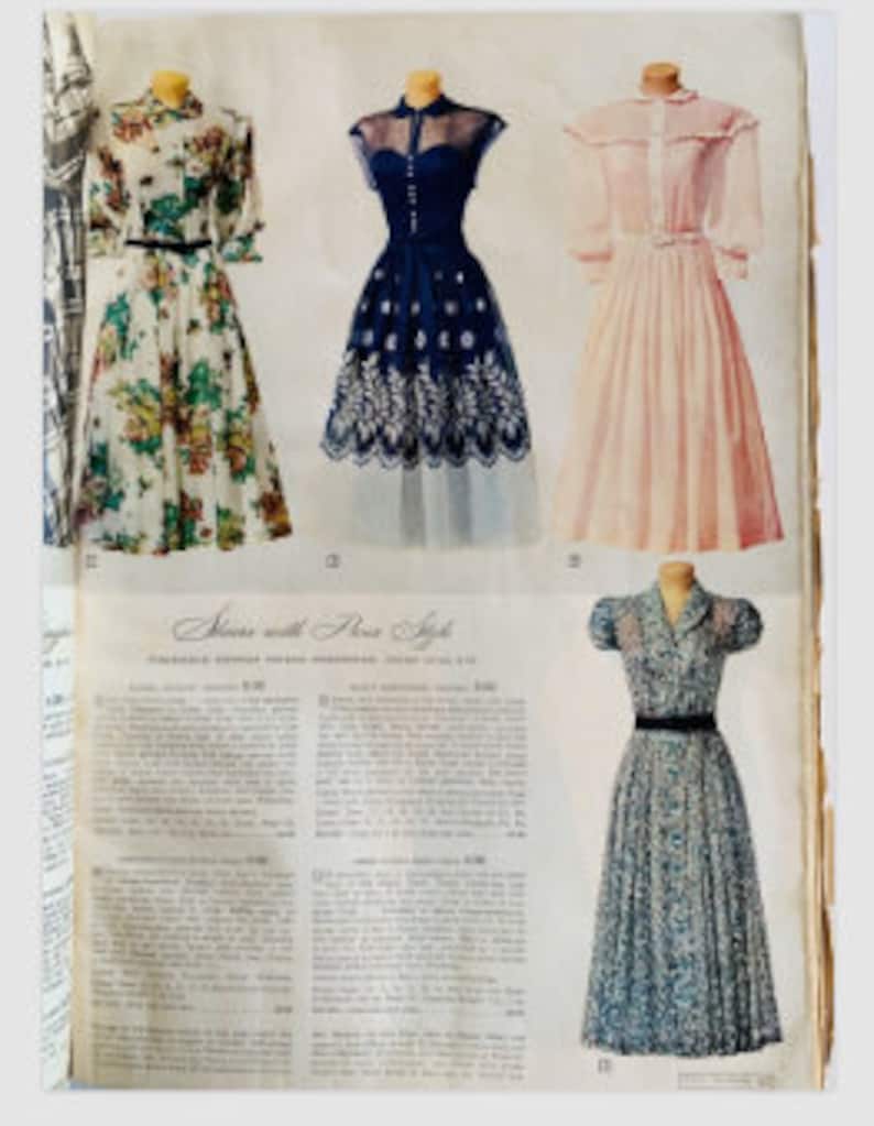 Montgomery Ward Catalog Fashion Catalog Department Store Etsy