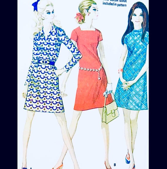 mccalls a line dress pattern 9701 B32, Pattern, Petite Sewing Patterns, Easy Dress Pattern, Modest Dress Sewing Pattern, Knit Fabric Patterns to Sew Category:SEQUINS Color:SAND ROSE Faviana 11402 Long Formal