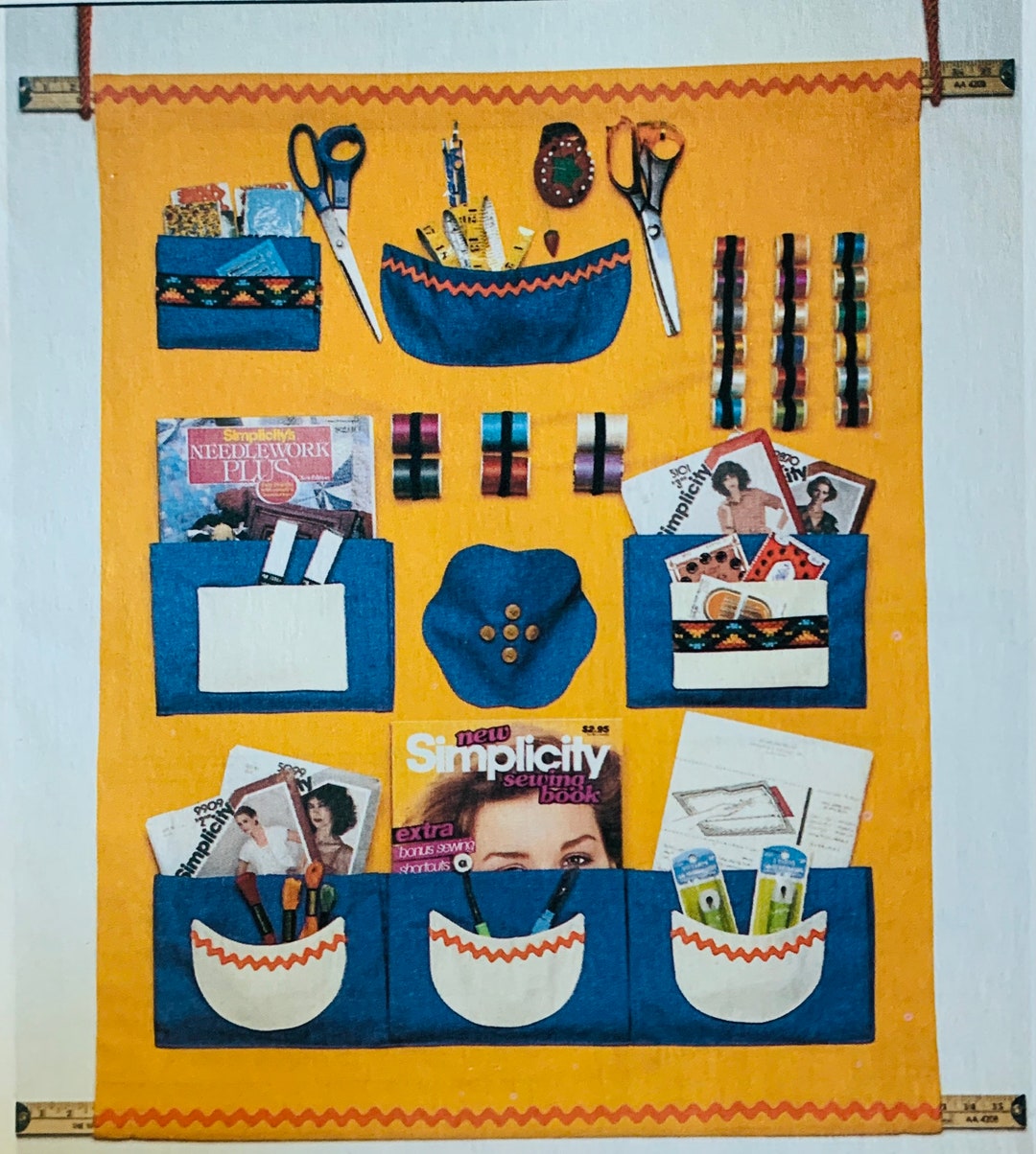 80s Pattern Wall Organizer Nursery Caddy DIY Shower Decor Etsy