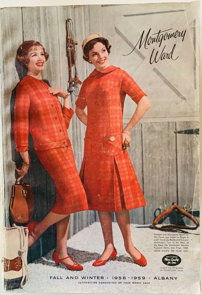 Montgomery Ward Catalog Fashion Catalog Department Store Etsy