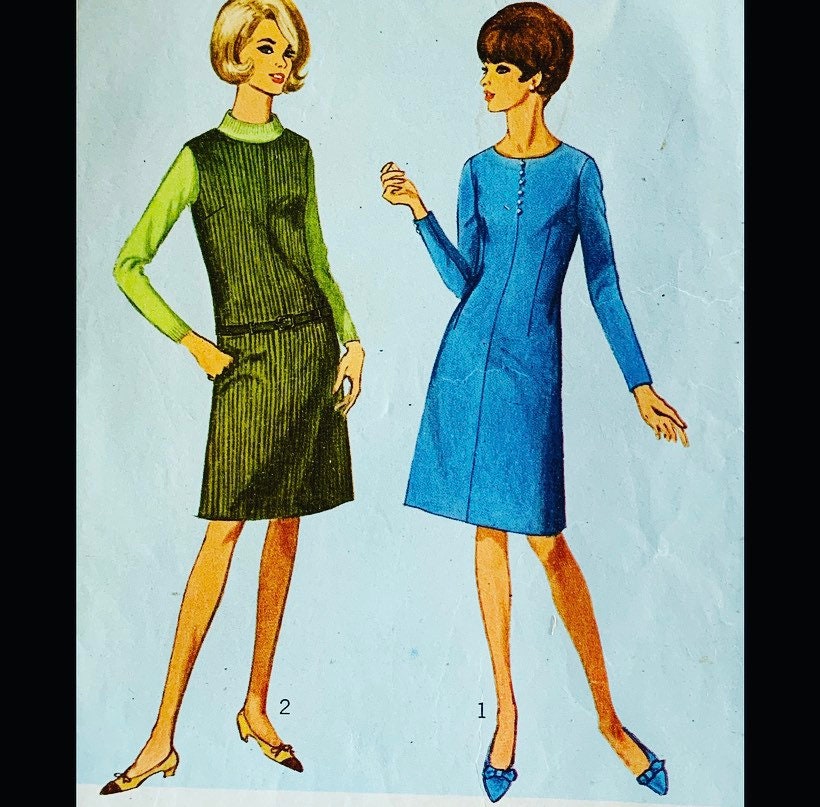 60s Pattern Shift Dress Sewing Pattern ...