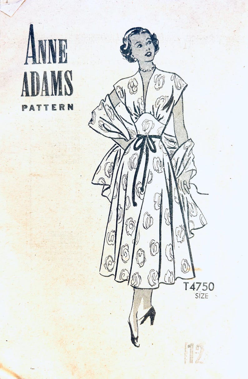 Anne Adams 4750 B30, Fit N Flare Dress Pattern, Petite Patterns to Sew ...