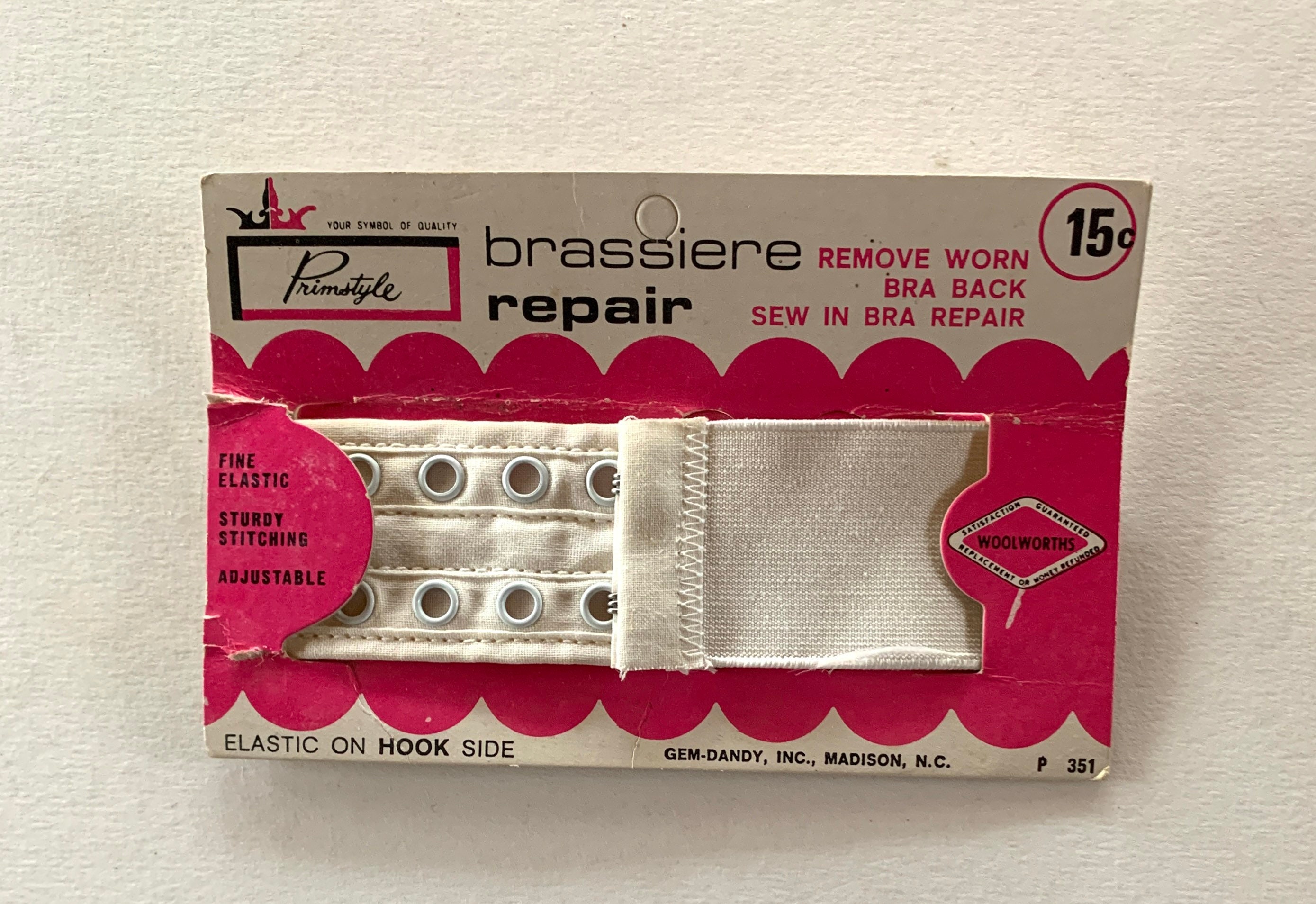 Vintage Primstyle Brassiere Repair