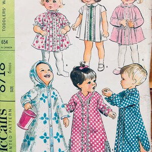 McCalls 8718 6 Mos, Baby Dress Pattern, Patterns Baby Sewing, Infant Dress Pattern, Baby Dresses Patterns, Baby Girl Patterns Sewing image 3