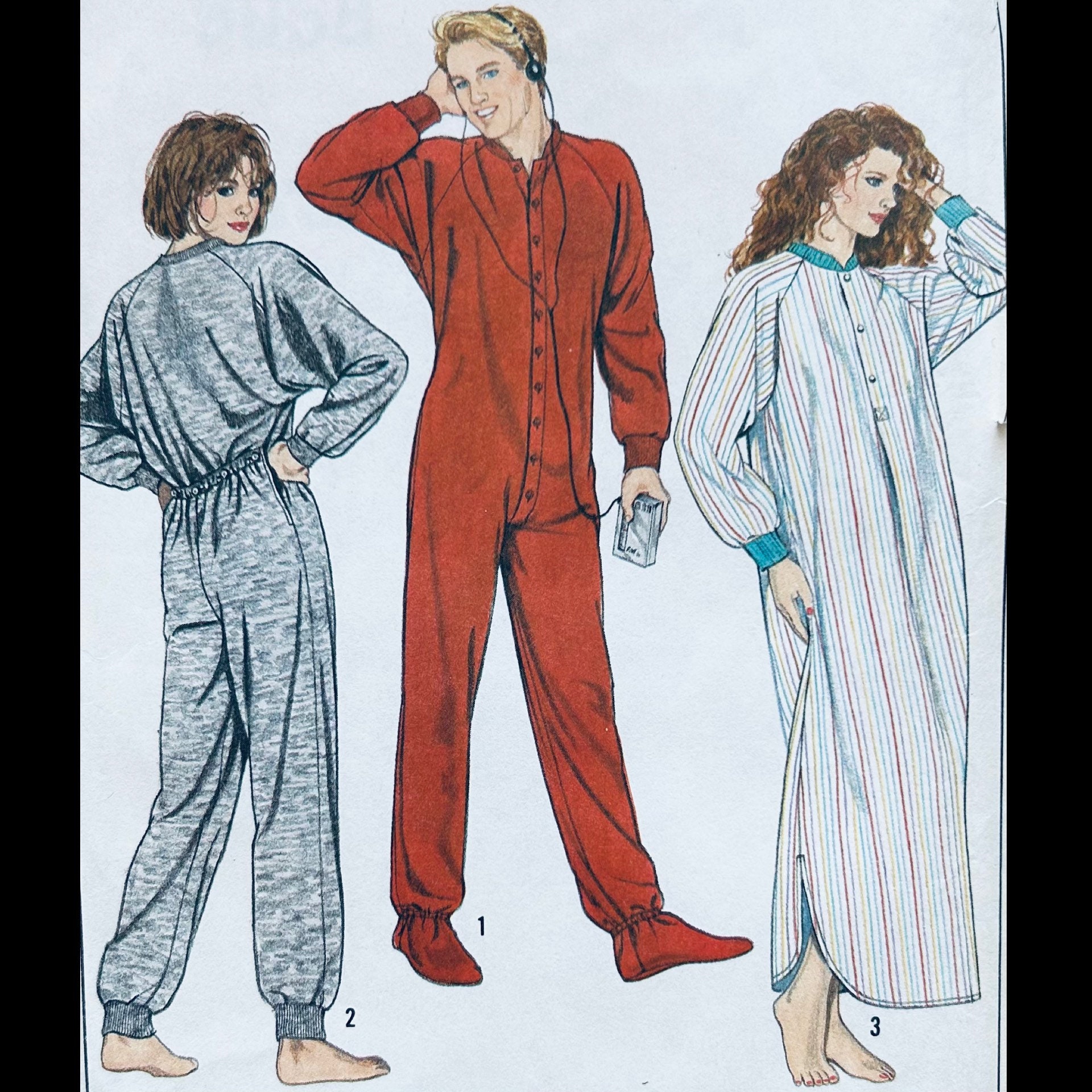 Vintage Red Union Suit, Waffle Weave Long Johns Thermal Underwear