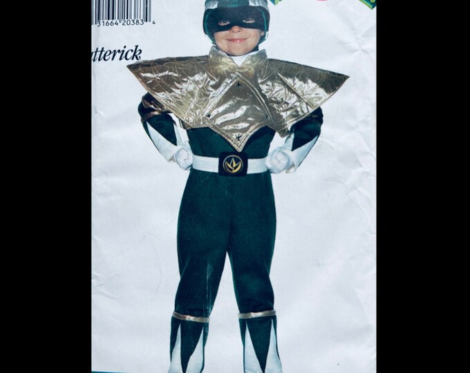 Kids Costume Pattern Power Ranger Costume Pattern Green Ranger