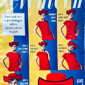 Seventeen Magazine, Vintage Magazines, Vintage Advertising, Fashion Magazine Vintage, Sewing Patterns, 1970s Magazine, October 1974