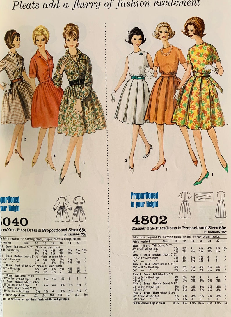 Vintage Catalogs Simplicity Patterns Counter Book Sewing - Etsy