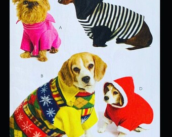 Dog Clothing Patterns, Dog Hoodie Pattern, Dog Costume Pattern, Dog Sewing Pattern, Dog Patterns for Sewing, Pattern for Dogs, McCalls M5544