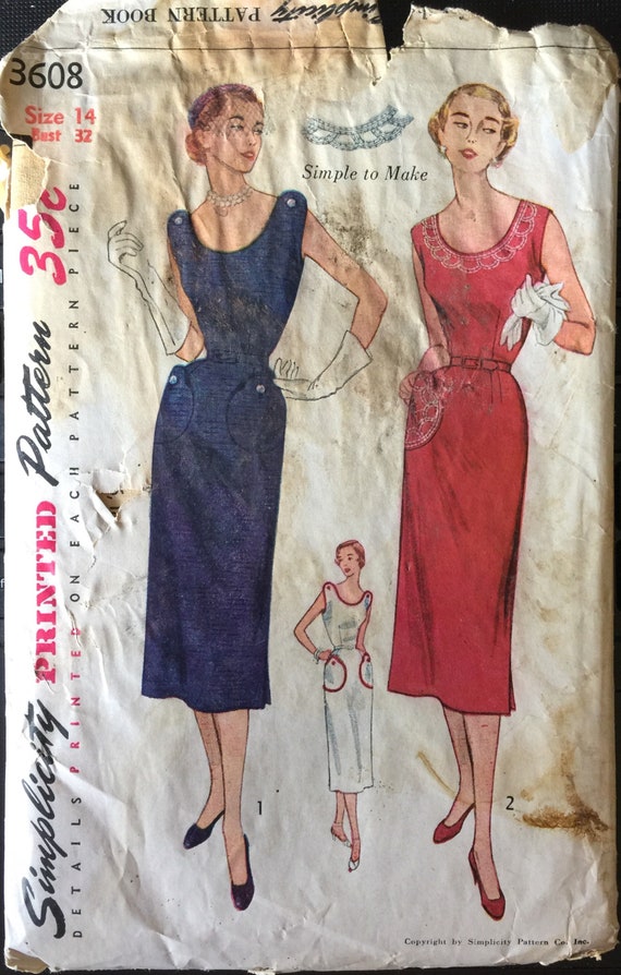 50s sheath dress