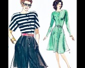 Vogue 7434, Pant Dress Pattern, Plus Size Patterns, Culottes Pattern, Summer Dress Pattern, Easy Sewing Patterns, Button Front Dress Pattern