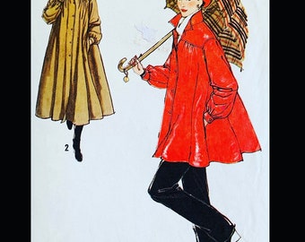 swing style raincoat