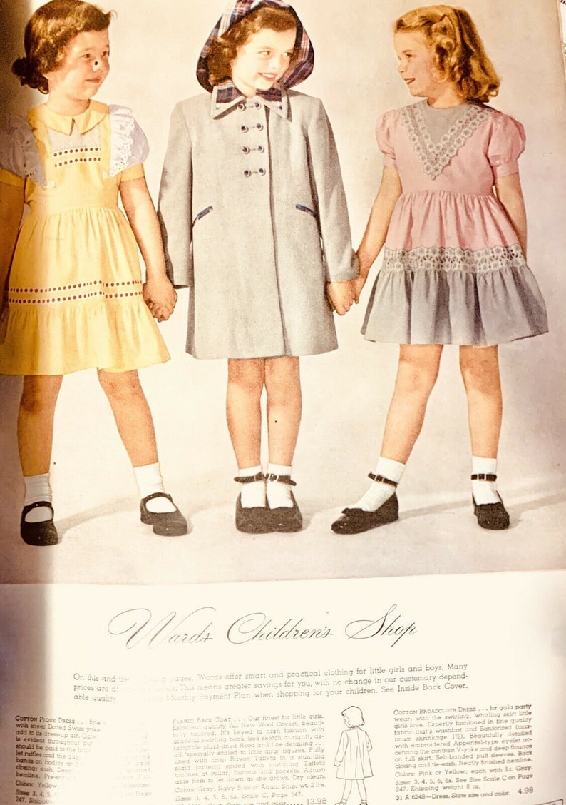 Montgomery Ward Catalog Fashion Catalog Department Store Etsy