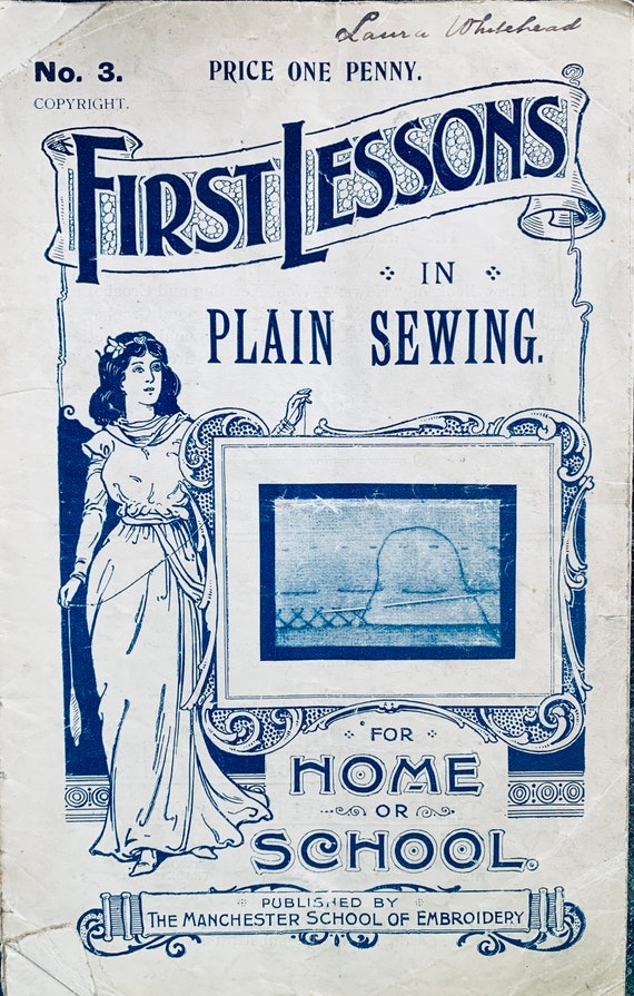 Hand Sewing Book Sewing Tutorial Turn of the Century Learn Etsy