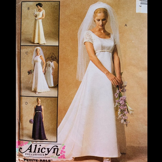 Buy Mccalls 8635 10 12 14 Wedding Dress Patterns for Sewing Online in India   Etsy