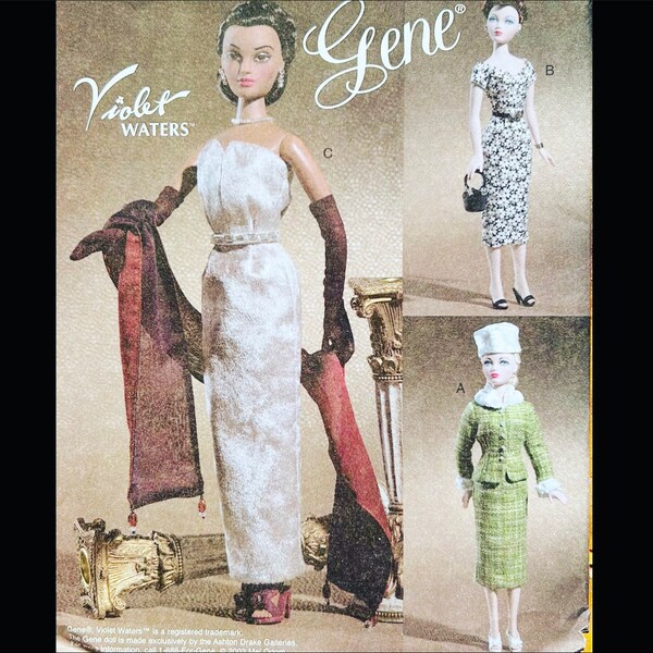 Gene Doll Clothes Pattern Etsy