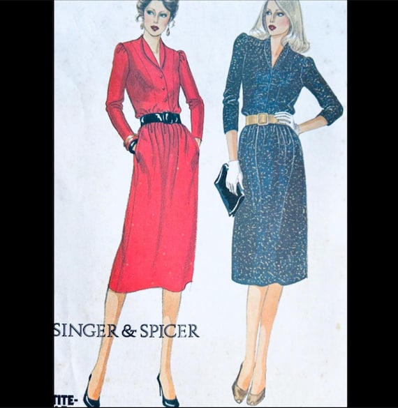 Mccalls 6764 B36, Knit Dress Pattern, Pullover Dress Sewing Pattern, Dress  With Pockets, Patterns Dresses, 1970s Dress Pattern, Cute Dress - Etsy