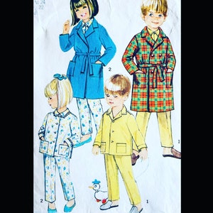 Simplicity 8291 6, Kids Pajama Pattern, Toddler Robe Pattern, Toddlers ...