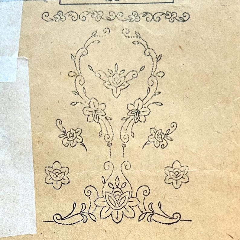 Transfer Bead Threads Beading Patterns, Embroidery Transfer, Beading Designs, Beads Pattern ...