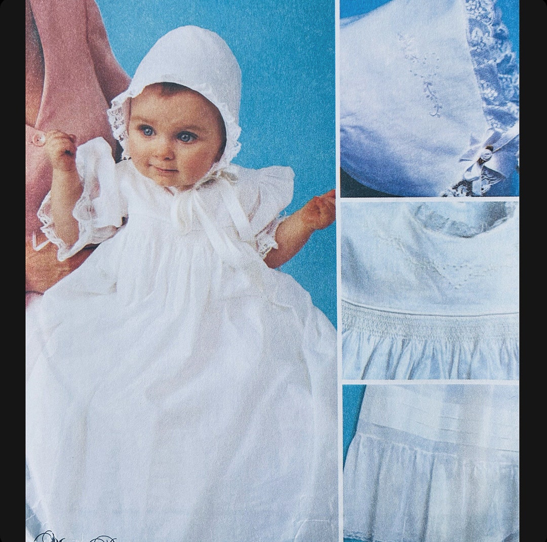 Christening Gown Pattern, Baptism Dress Pattern, Sewing Pattern