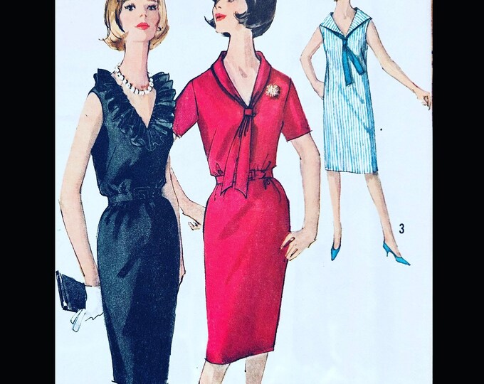 Simplicity 5513 B31, Sheath Dress Sewing Pattern, Cocktail Dress ...