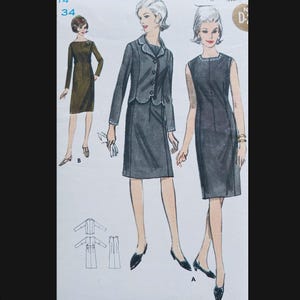 Butterick 3766 B34, Womens Suit Sewing Pattern, Sleeveless Dress Pattern, Patterns Dresses, Princess Seam Pattern, Fitted Jacket Patterns