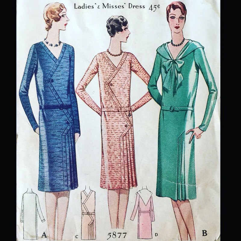 1920s Dress Pattern Etsy