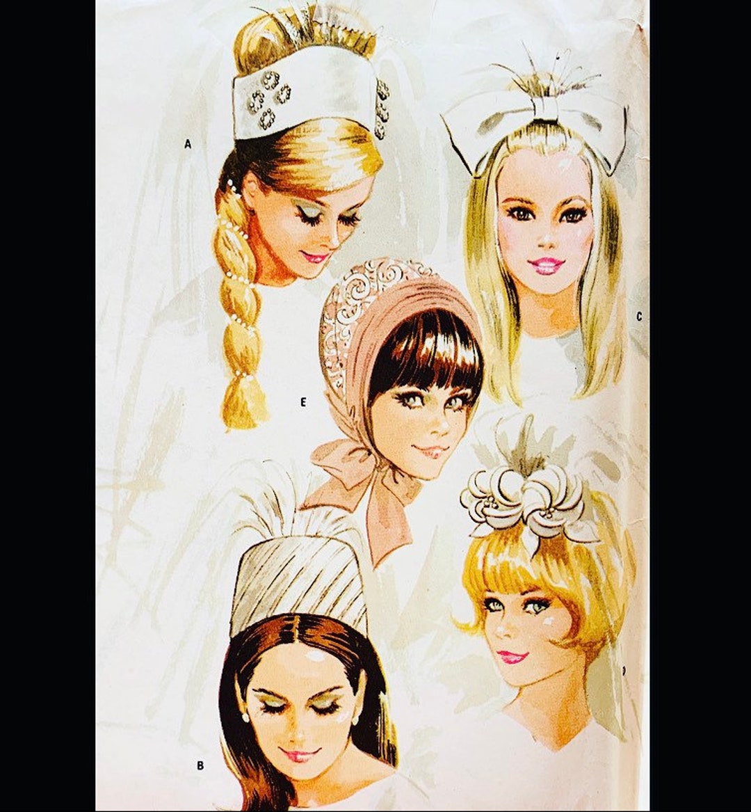Mccalls 8687, Vintage Wedding Veil Patterns, Bridal Veil Pattern, 60s ...