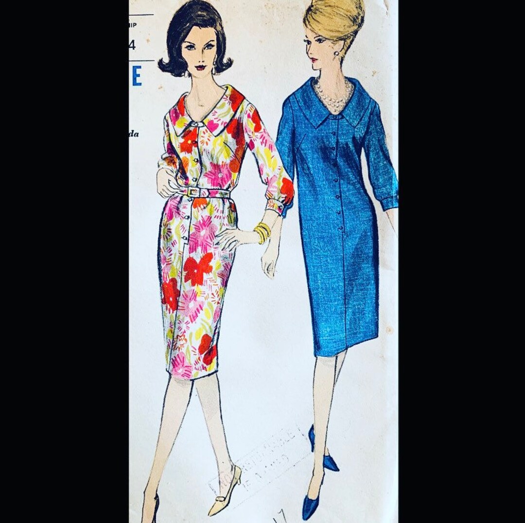Vogue 5831 B32 Shirtwaist Dress Pattern, DIY Dress, Patterns Dress