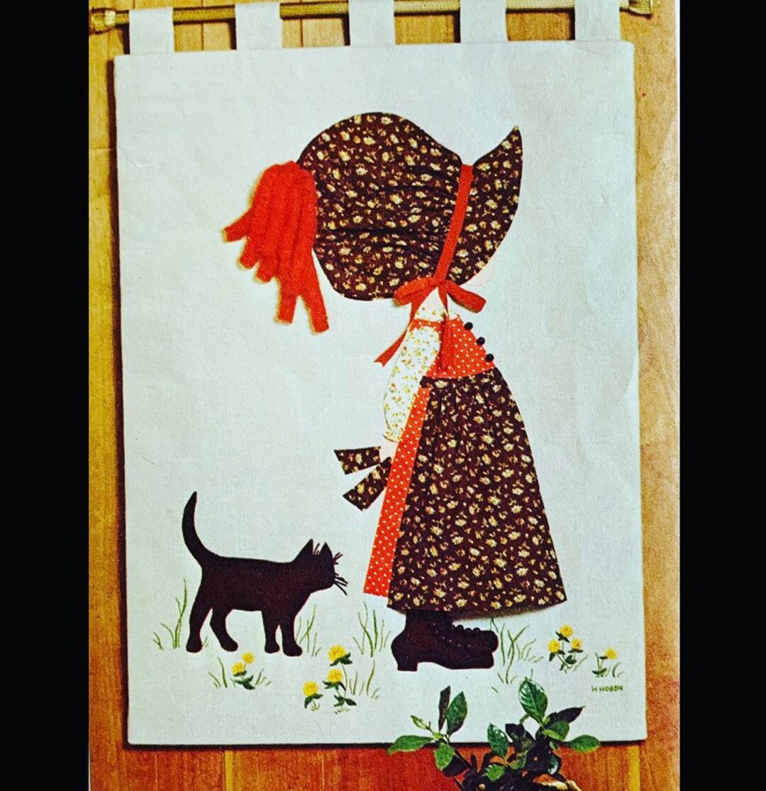 Holly Hobbie Vintage Pattern Applique Pattern Bedroom - Etsy