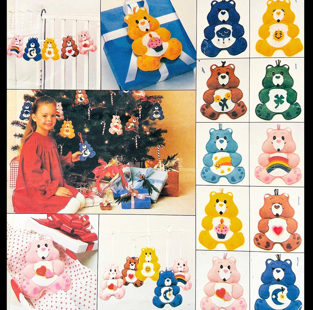 Butterick 6725 Care Bear Sewing Pattern Care Bear Christmas Etsy