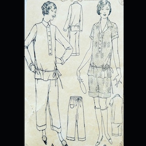 McCall 4469 M, Pajama Set Pattern Women, Vintage Pajama Pattern, 1920s Sewing Pattern, Sleepwear Sewing Pattern, Loungewear Pattern