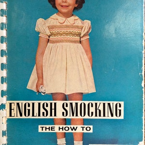 Engelse smokboeken, smokpatronen, smokwerksjabloon, gesmokt jurkpatroon, patronen voor smokwerk, naslagwerk, naai-instructies