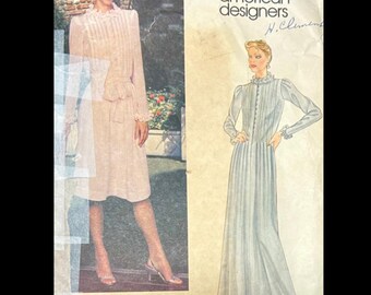 Vogue 1916 B36, Shirtwaist Dress Pattern, Designer Patterns, Oscar De La  Renta, Cute Dress Sewing Pattern, Dress With Pockets, 70s Patterns - Etsy